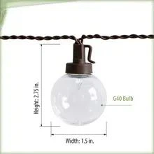 Outdoor Solar-Powered String Lights